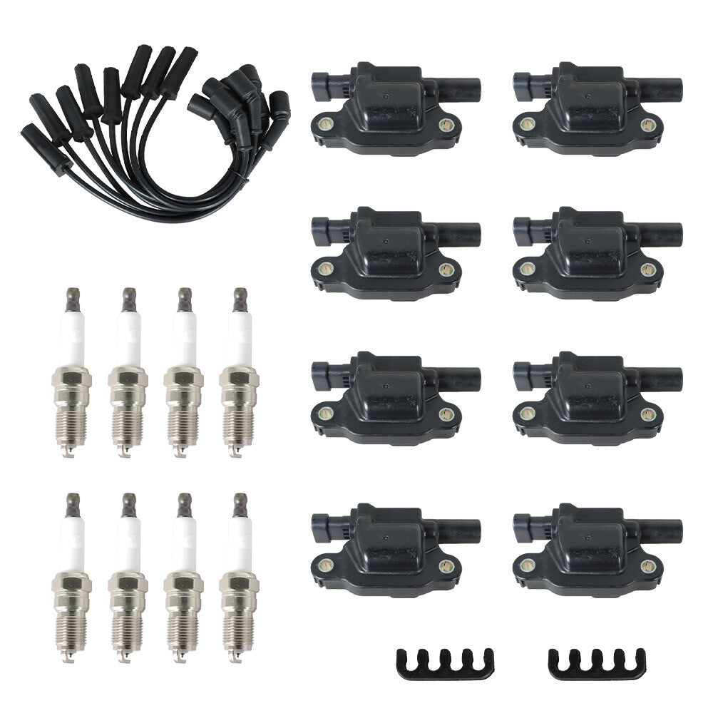 ya 2 6.27 8 pcs UF413 ignition coils + 41-962 spark plugs + 9748U wire for Chevrolet for GMC V8