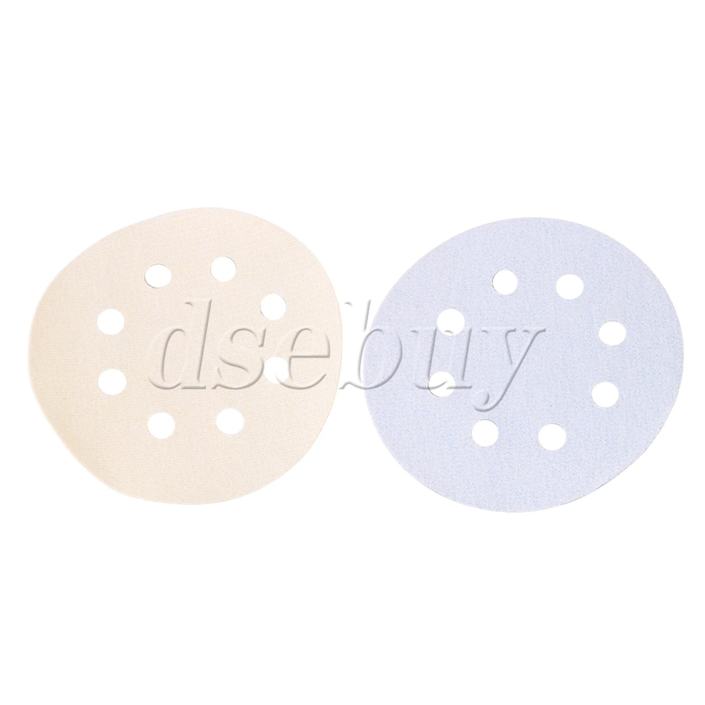 ya 14 Wine 5 inch Sandpaper Sanding Discs 8 Hole Hook Loop Sanding Disc Pack of 50