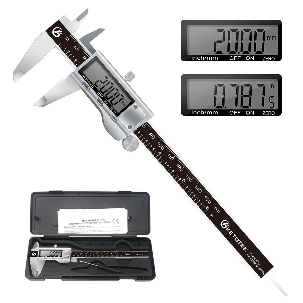 ya-26-7.28-Digital-Vernier-Caliper-Stainless-Steel-Caliper-6-Inch-0-150mm-Gauge-Instrumenta