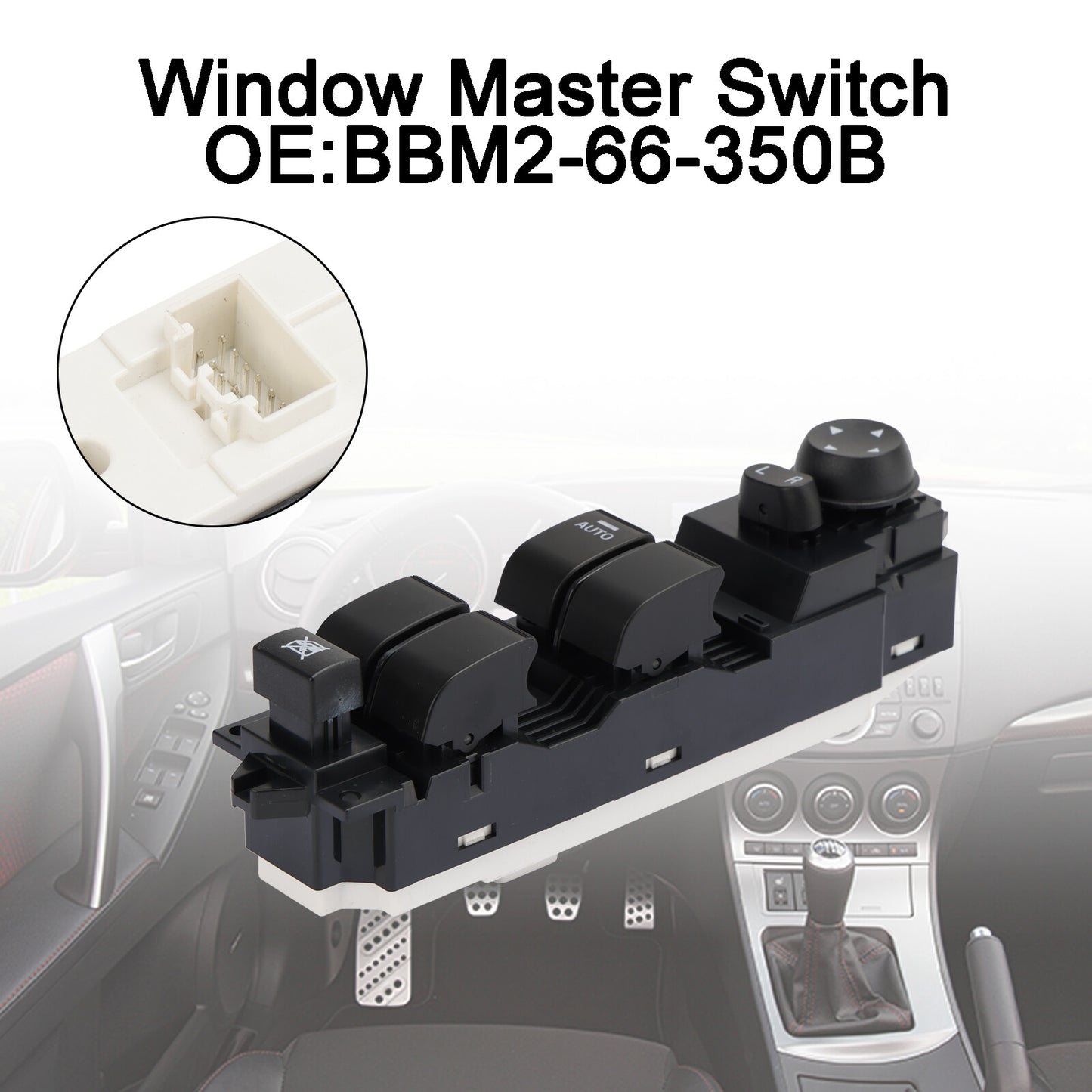 ya 1 8.5.1 Electric Power Window Master Switch BBM2-66-350B For Mazda3 2010 2011 2012 2013.
