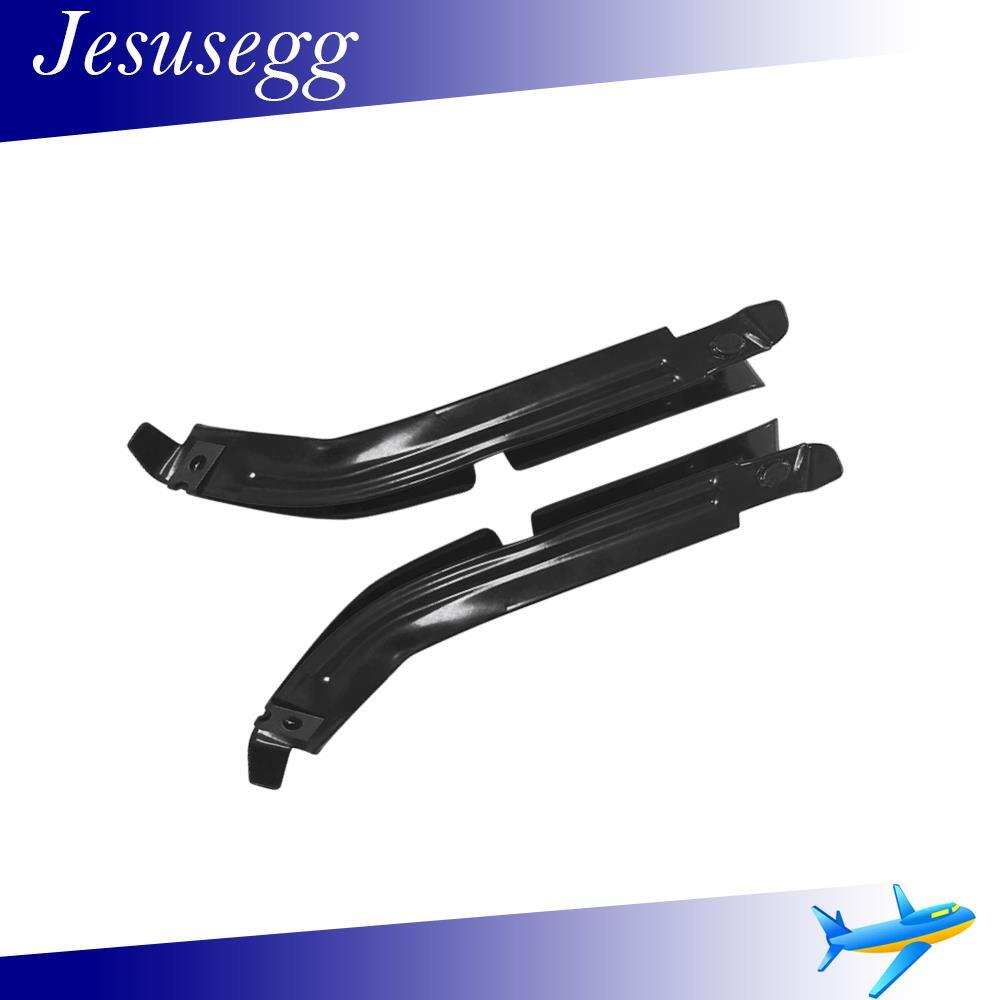 ya 27 6.18.2 2x Front Bumper Retaining Brackets For GL-Class X164 2007-2012 LH&RH Black Steel