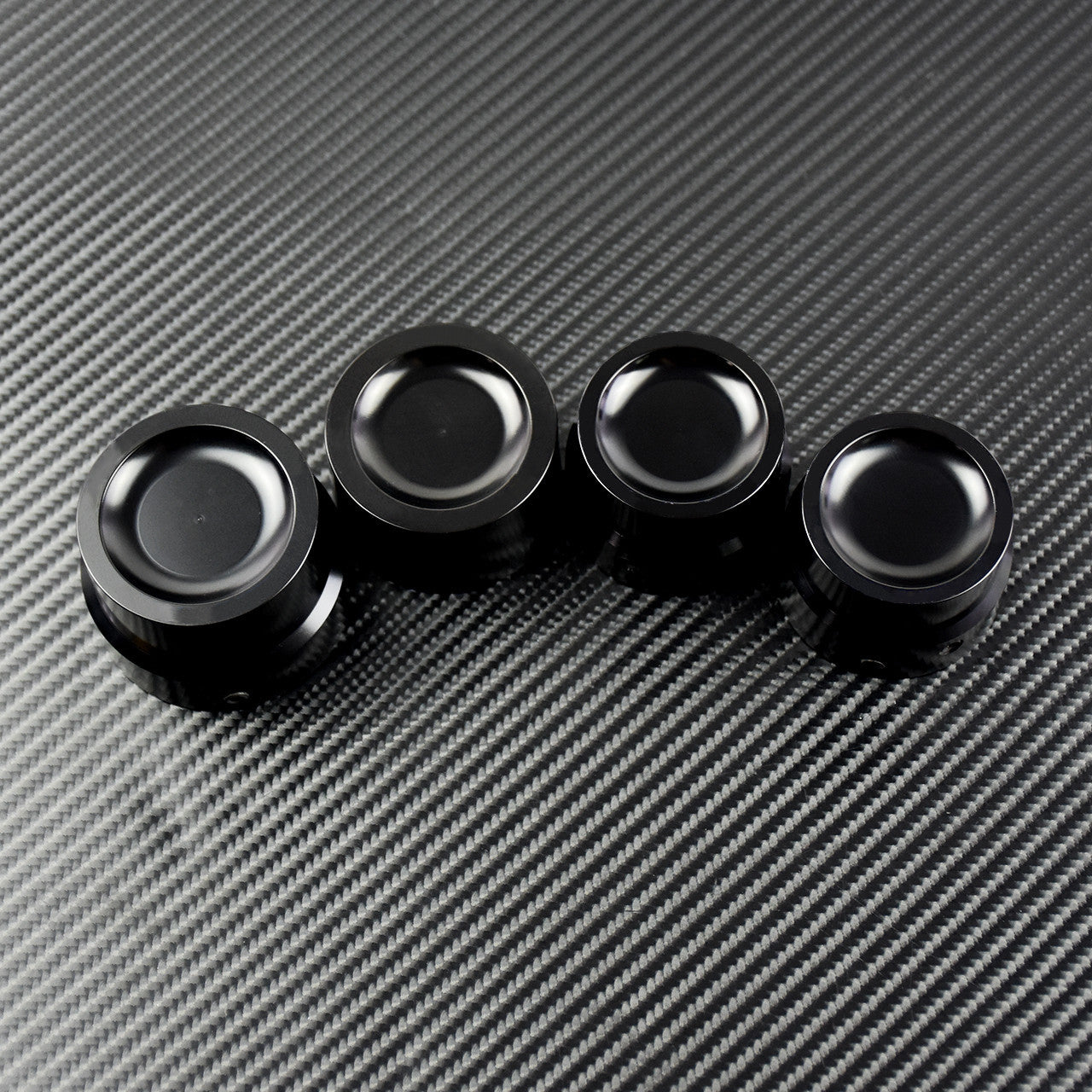 ya 7 6.11 4pcs Axle Nut Cover Cap Fit for Harley Sportster 883 Touring Electra Glide Trike