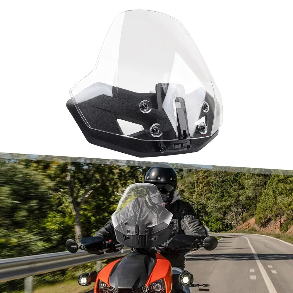 ya 4 6.21 Adjustable Windscreen Windshield For Can-Am Ryker 600 900 ACE 2019 2020-2023