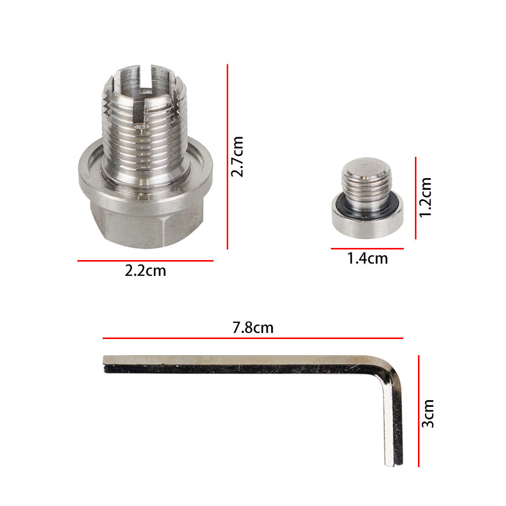 ya 12 5.21 M14.1X1.25 oil drain plug self-drilling oil pan thread repair kit with O-ring