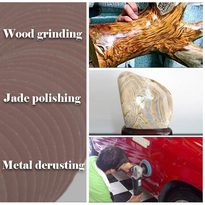 ya 14 125mm Buffing Sheet Sandpaper Round Shape Sanding Disc Buffing Sheet Sandpaper