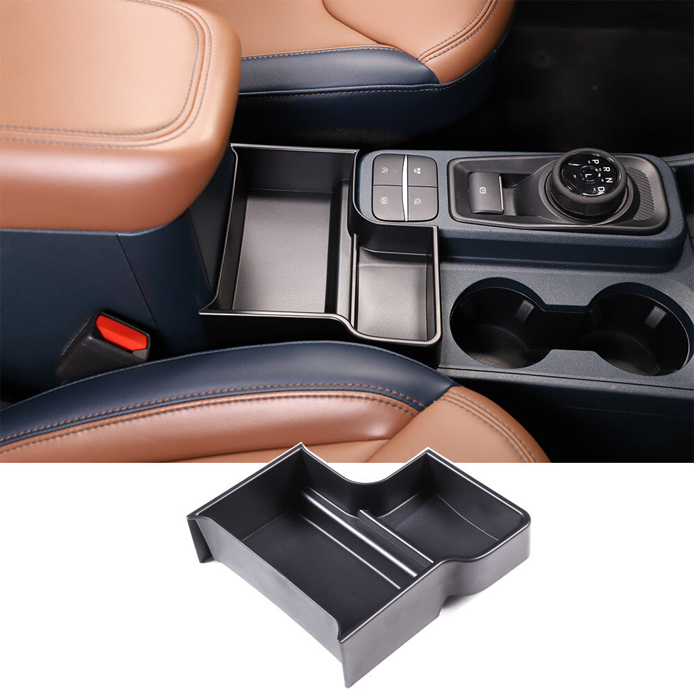 ya 2 7.14 Center Console Gear Shifter Panel Storage Box Tray for Ford Maverick 2022 - 23