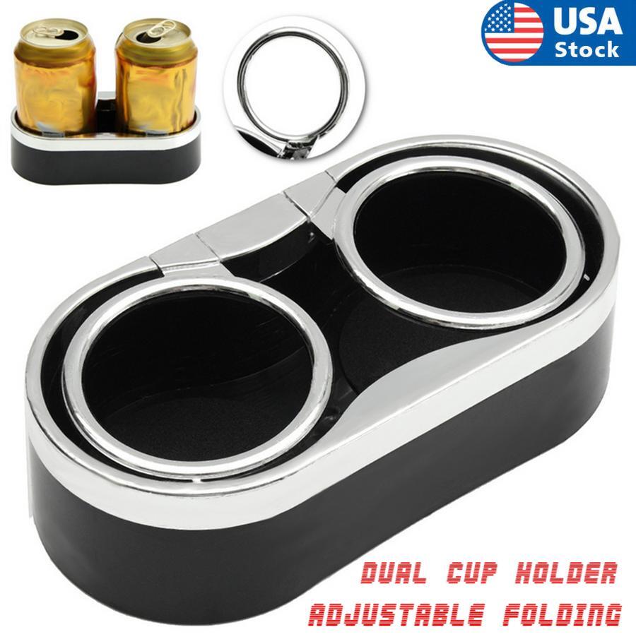 ya 4 6.21 Universal Dual Folding Drink Cup Holder For Boat Marine Car RV Truck for SUV Van UTV