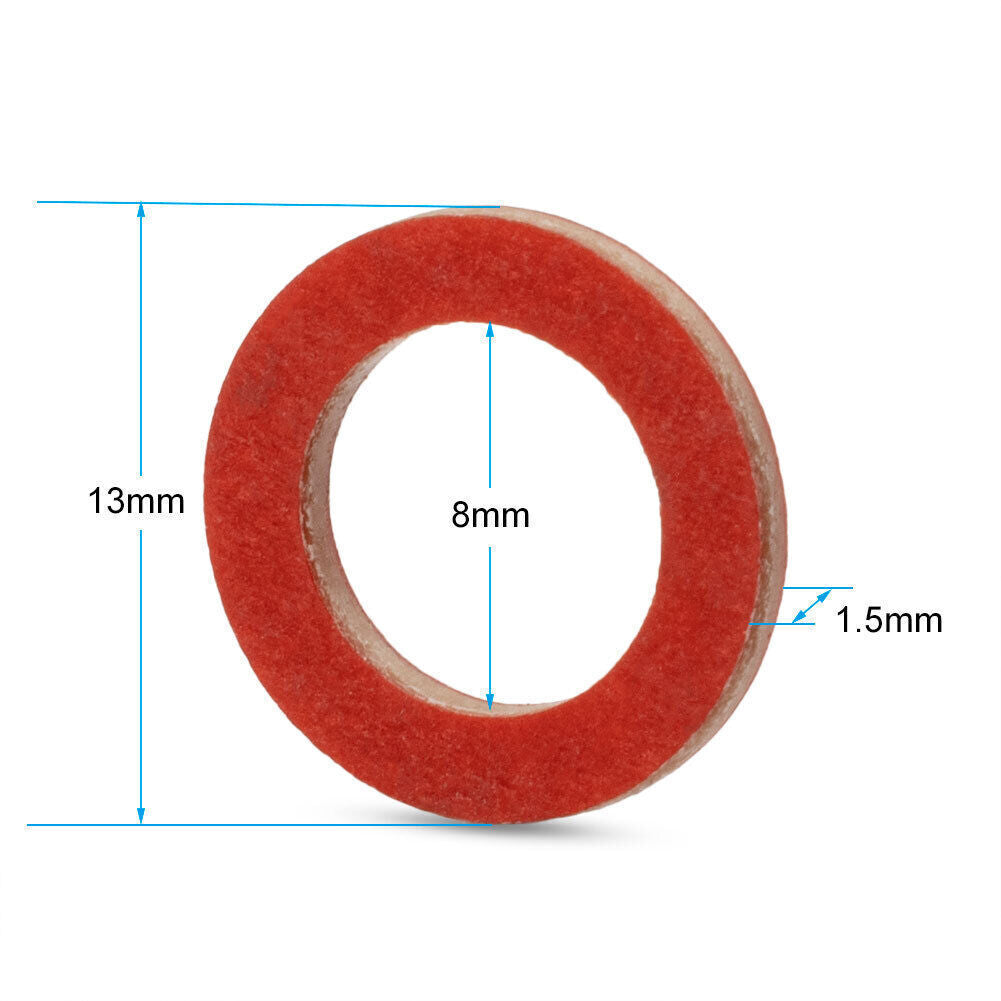 ya 3 6.25 50PCS Oil Drain Gaskets 90430-08020-00 FOR YMH Outboards Lower Unit 90430-08003