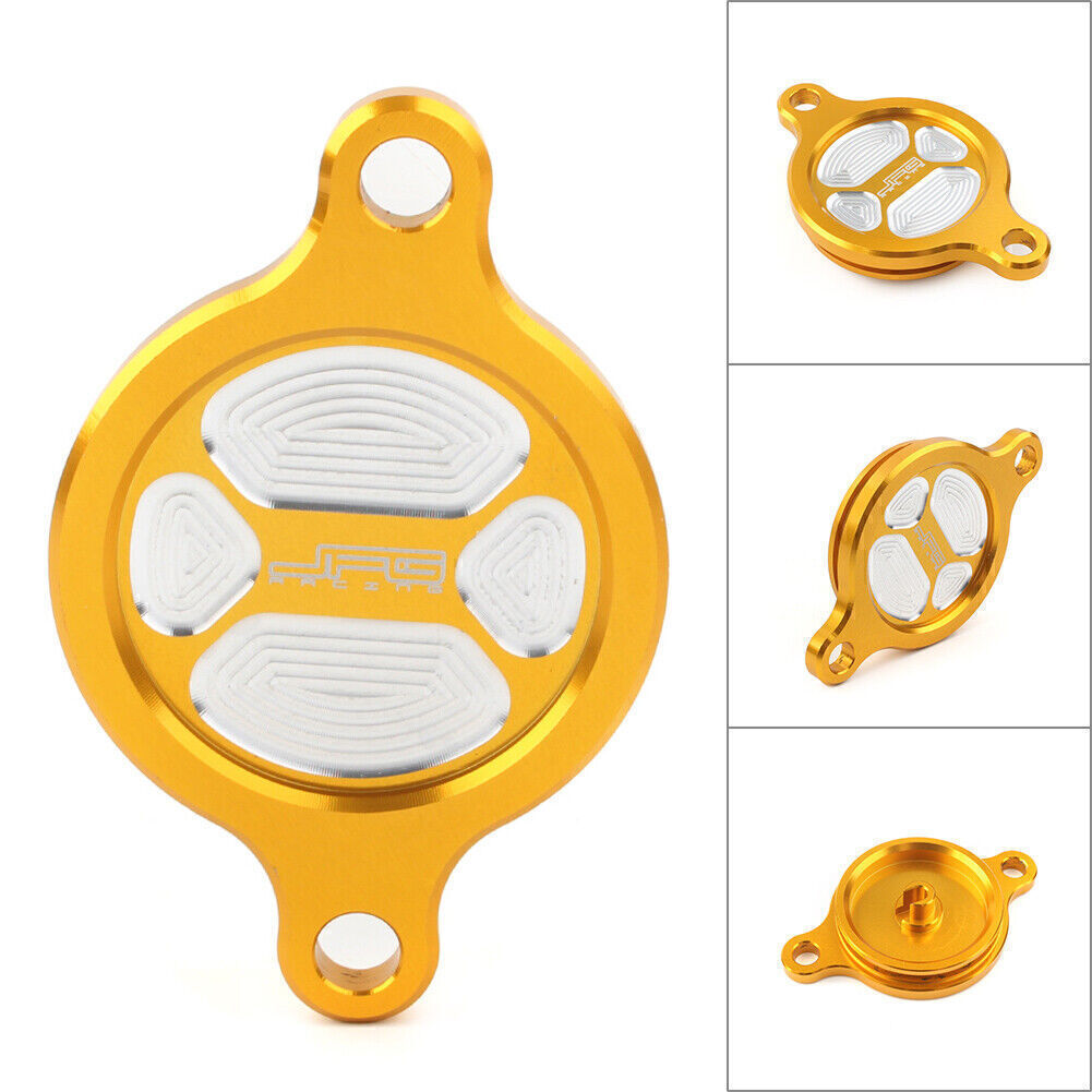 ya 3 6.23 for Suzuki RMZ250 RMZ450 RMX450Z 2010-2017 Gold Motorcycle Oil Filter Cover Cap