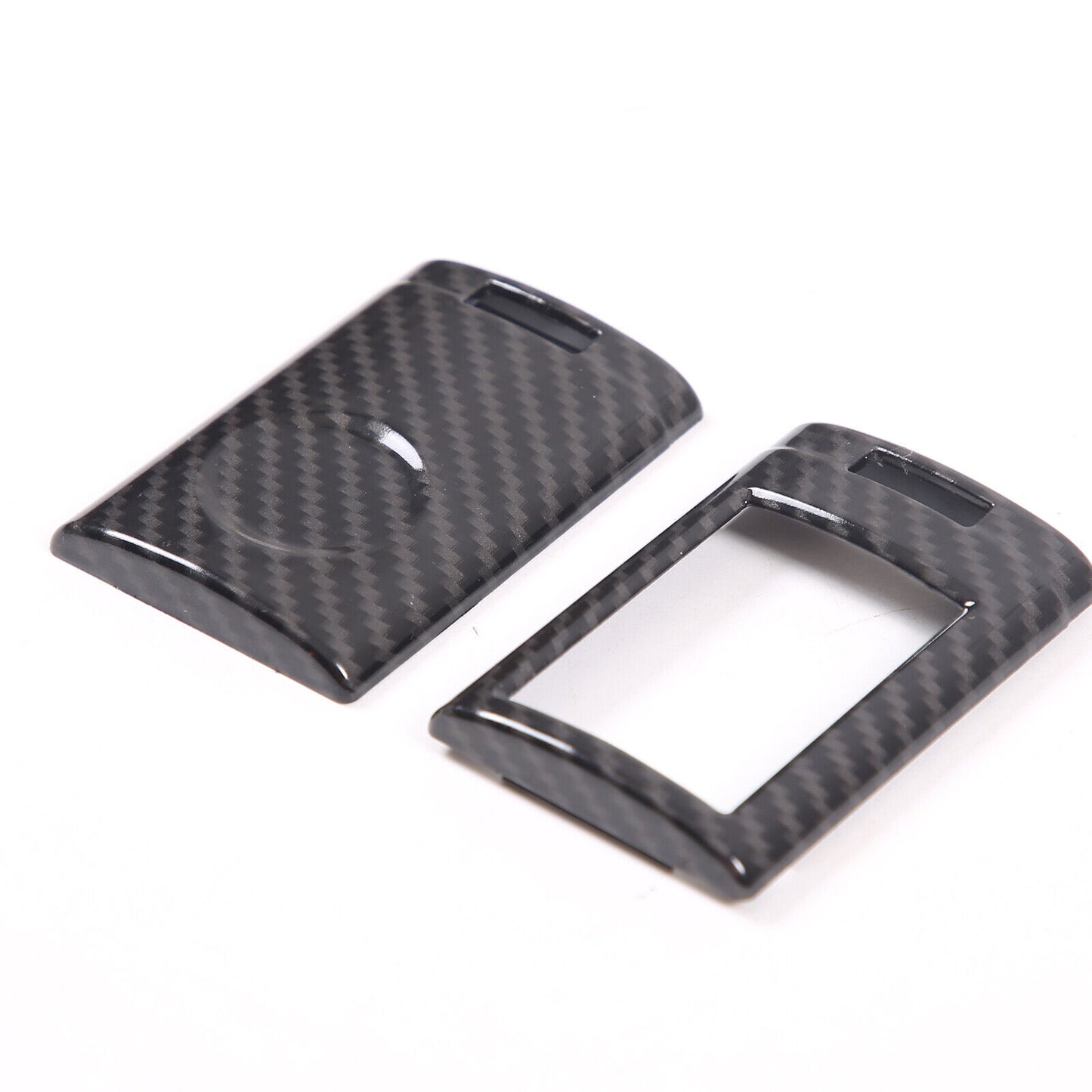ya 10 5.28 Carbon Fiber Car Remote Key Shell Protective Cover Case Fits for Corvette C6 C7 Z06 2005 - 2019