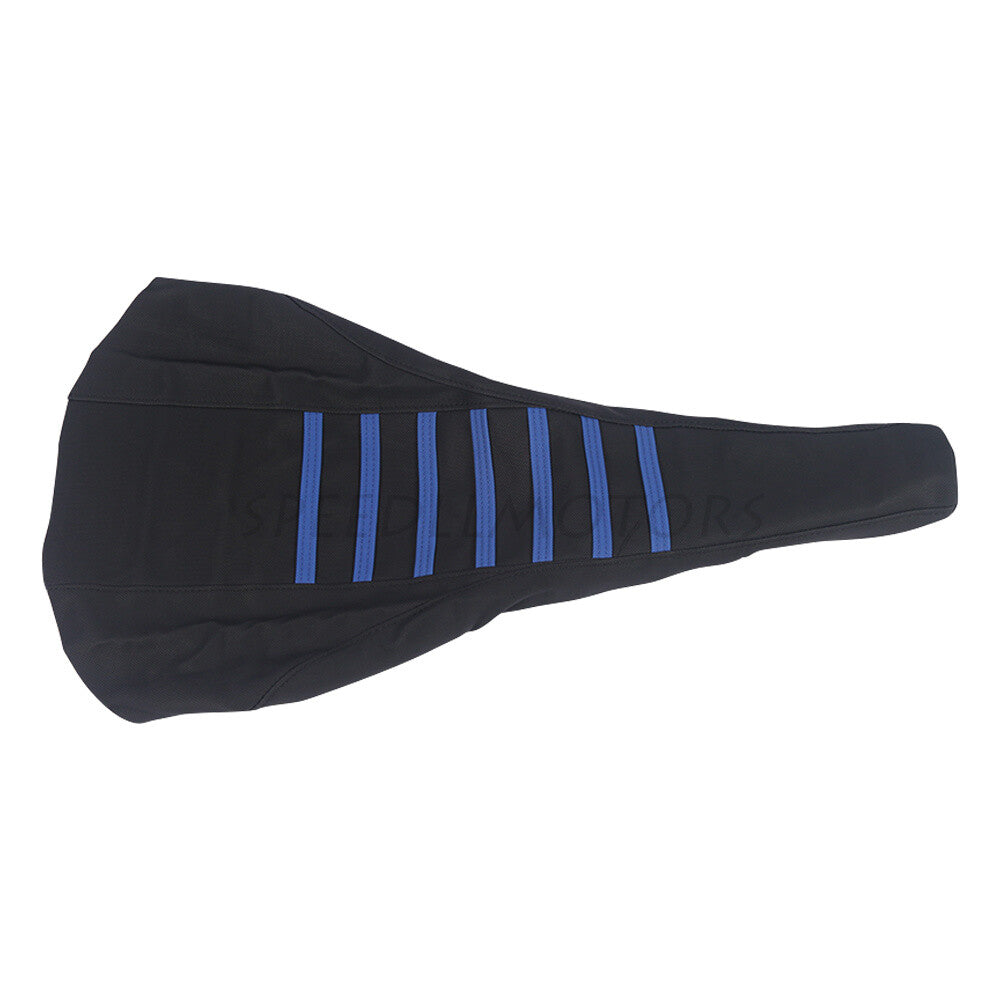 ya 2 7.14 for Kawasaki KFX 400 for Seat Cover Fit 2003-2006 Black with Blue Ribs Replacement Cloth