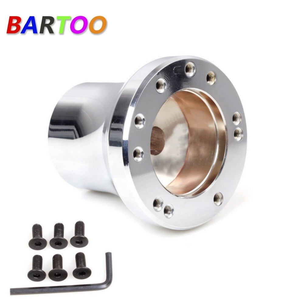 ya 5 6.16 Aluminum Silver Steering Wheel Hub Adapter Fit for Club Car Precedent for Golf Cart