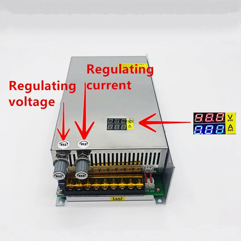 0-24V40A Digital display voltage and current adjustable regulated 1000W switch