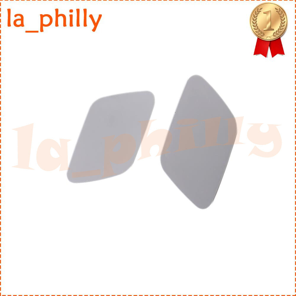 ya 27 6.18.2 Pair R & L Unpainted Headlight Washer Nozzle Cover Cap for BMW for X5 E70 07-11
