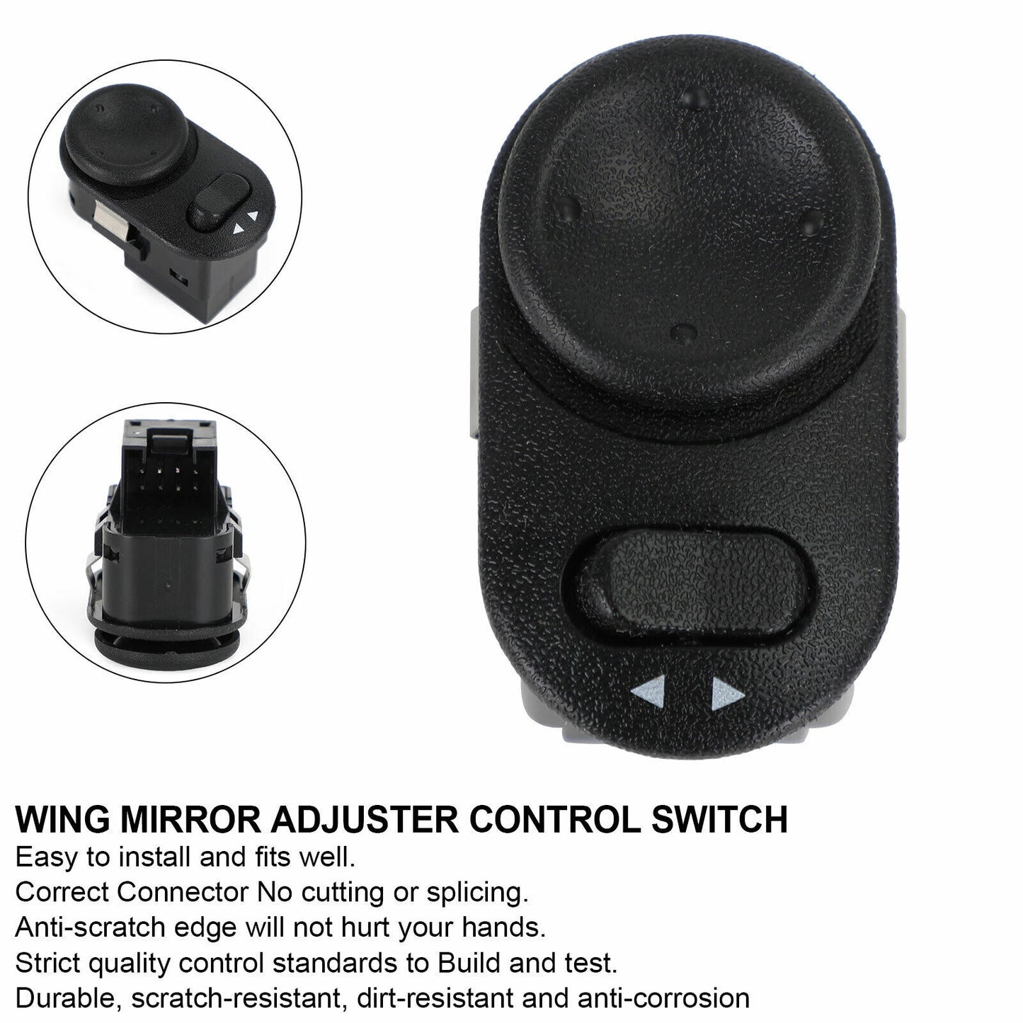 ya 1 8.5.2 Wing Mirror Adjuster Control Switch for Vauxhall for Opel for Corsa C 2000-06 9226861