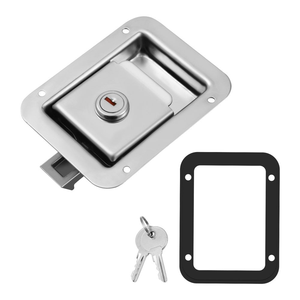 ya 2 7.15 Trailer Door Locks Keys Panel Lock Boat Latches Stainless Steel