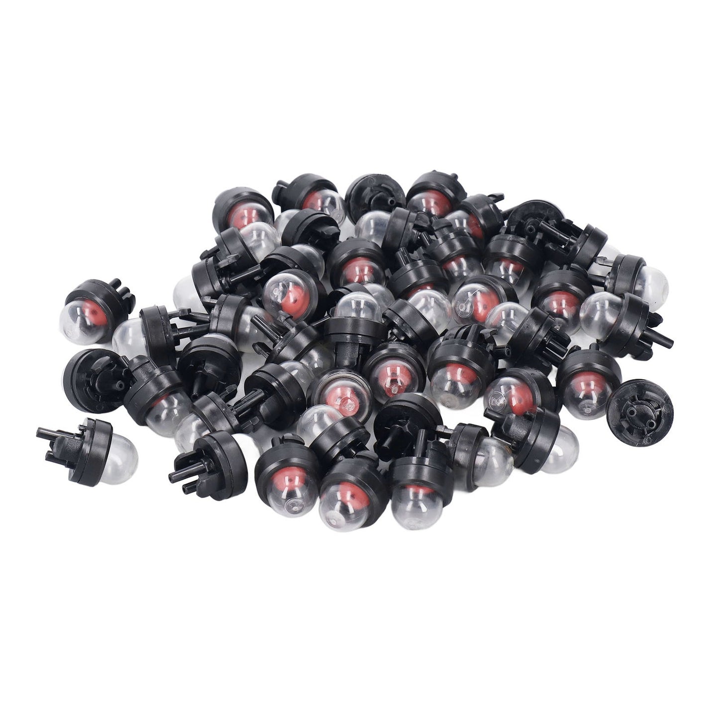 ya 17 50Pcs Carburetor Primer Bulb Chainsaw Trimmers Rubber Hand Pump Supplies