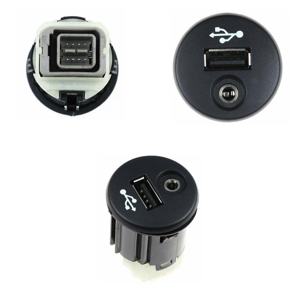 ya 1 8.5.2 28023-BH00A Black USB Port Socket Sound System Auxiliary Jack Suitable for Juke