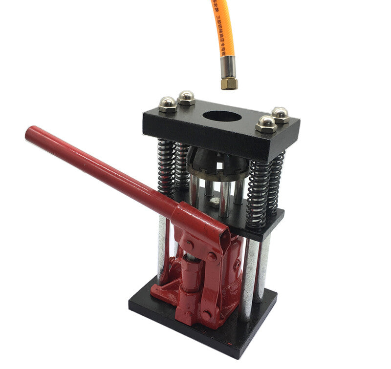Manual Hydraulic Bottle Jack Hose Crimper Crimping Tool 12-24mm 6 teeth