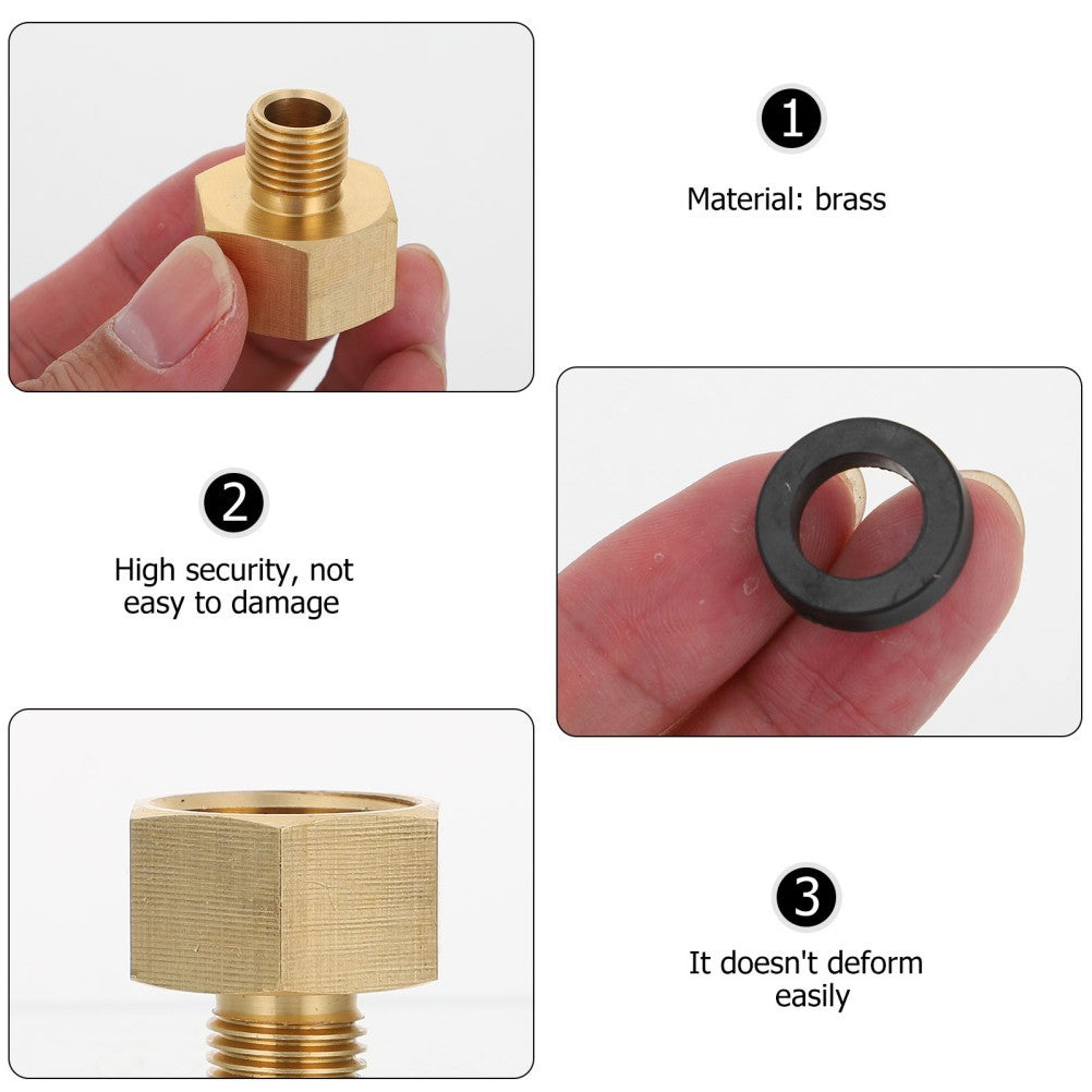 ya 14 2PCS NPT Pipe Fitting 1/2 inch Inter l to 1/4 inch Exter l Fitting Connector