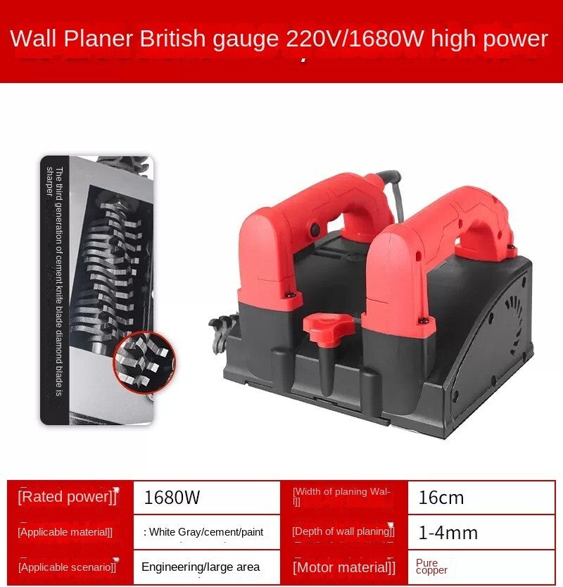 ya 26 8.1 Fully Automatic Wall Grinder Electric Planer Efficient Wall Planing Concretea
