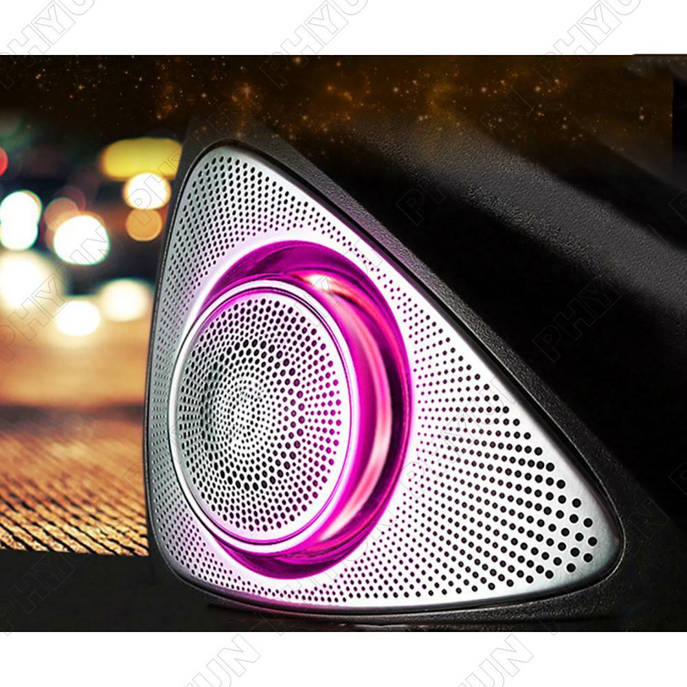 ya 5 8.7 64Color 3D Rotation Speaker Tweeter for Mercedes W213 W222 W205 X253 E/S/C Class