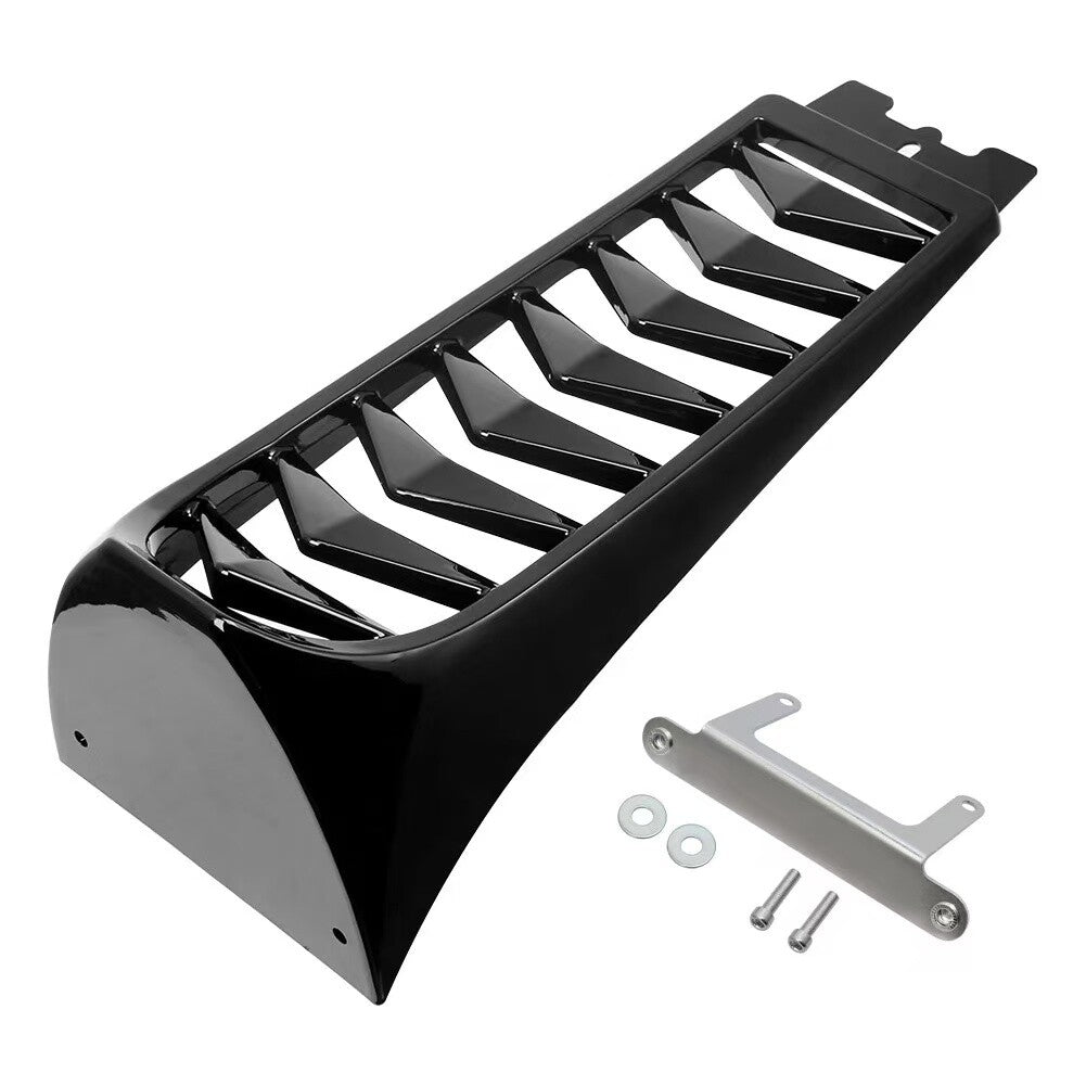 ya 5 8.7 for Harley Street Fat Bob 18-23 Chin Fairing Spoiler Lower Radiator Black Cover
