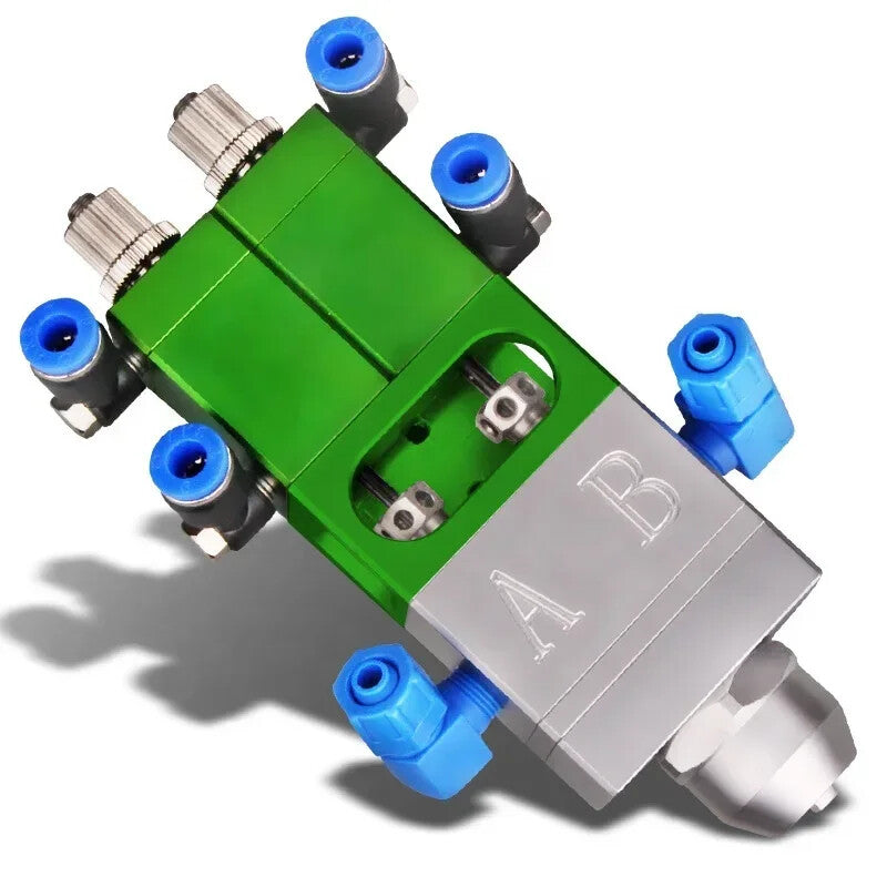 MY718 Dual Cylinder Dual Suction Adjustable AB Dual Liquid Dispensing Valve