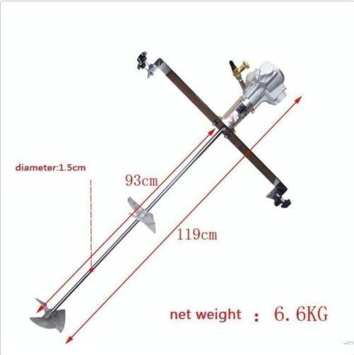 ya 26 50 gallon pneumatic mixer Ink barrel blender horizontal plate lever Rung Tank bi