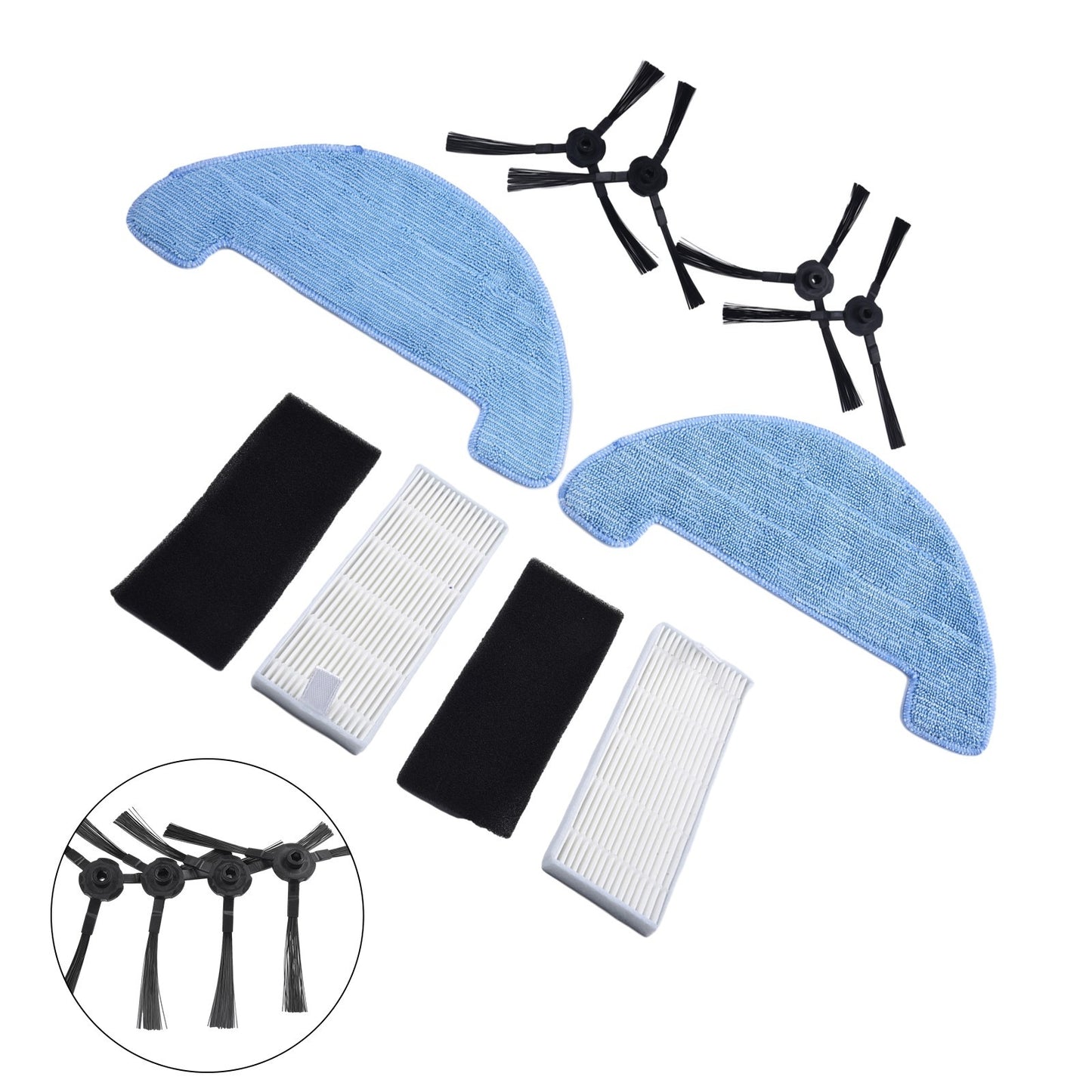 ya 25 Accessories High Quality Material Map Kit 2Pcs Filter 2Pcs Mop Cloth