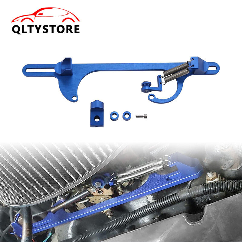 ya 2 7.14 Throttle Cable Carb Bracket Carburetor Aluminum for Holley4150 4160 Series Blue