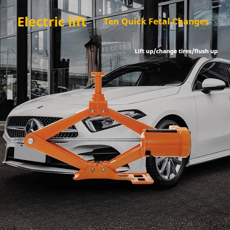 Multifunctional Scissors Car Electric Jack 12V Car With Vertical Tire Changer 3T