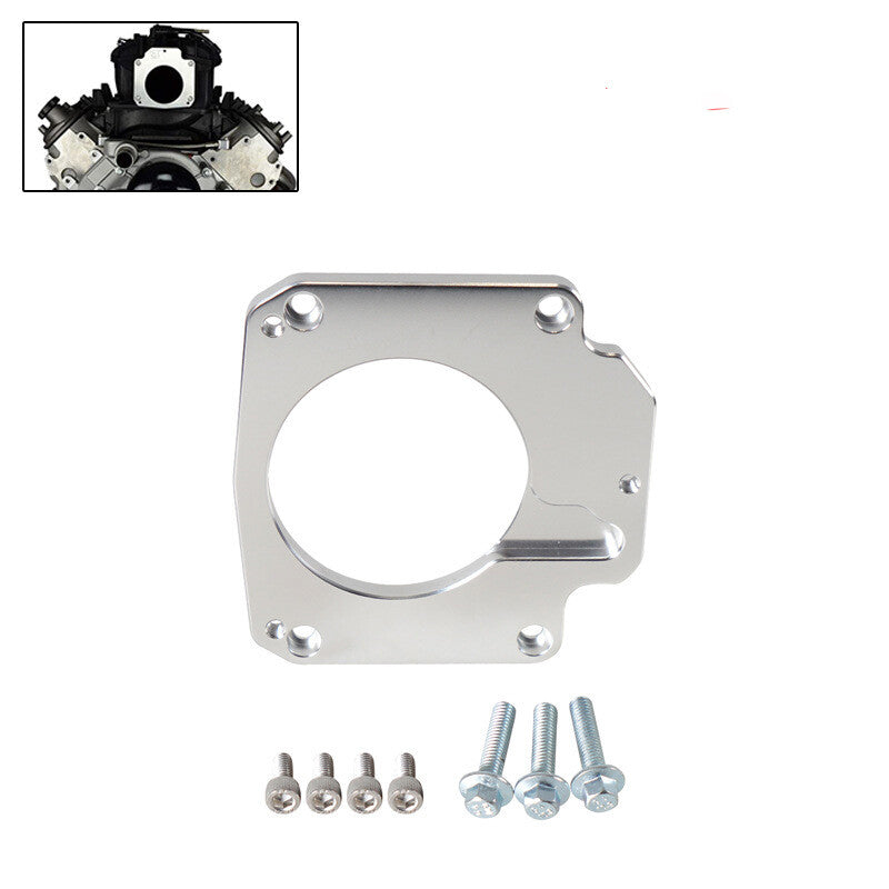 ya 27 7.20 Drive By Wire Throttle Body Adapter for LS3 4 Bolt Intake to LS1 3 Bolt TB DBW