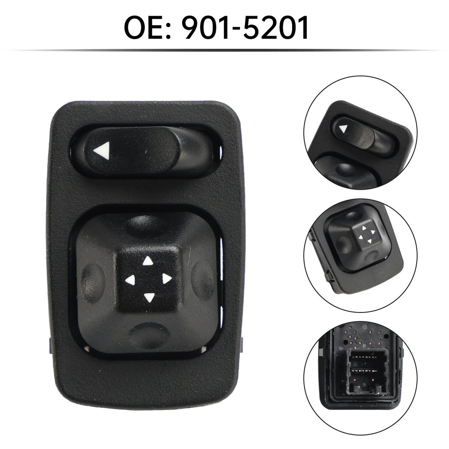 ya 1 8.5.3 Power Mirror Switch for Freightliner FLC Century 03-09 34103PF 901-5201