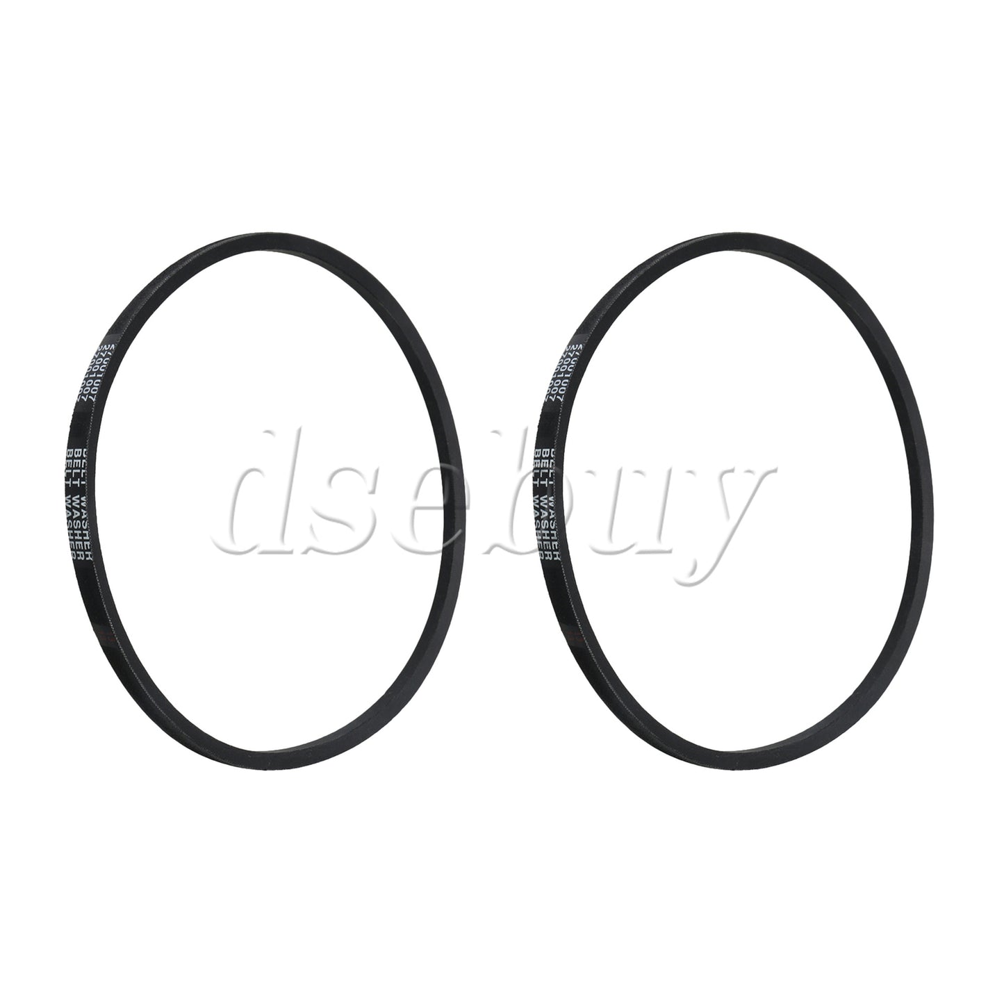 ya 26 4 Pieces Black Washer Drive Belts Replacement for WP27001007VP 37820 28.54