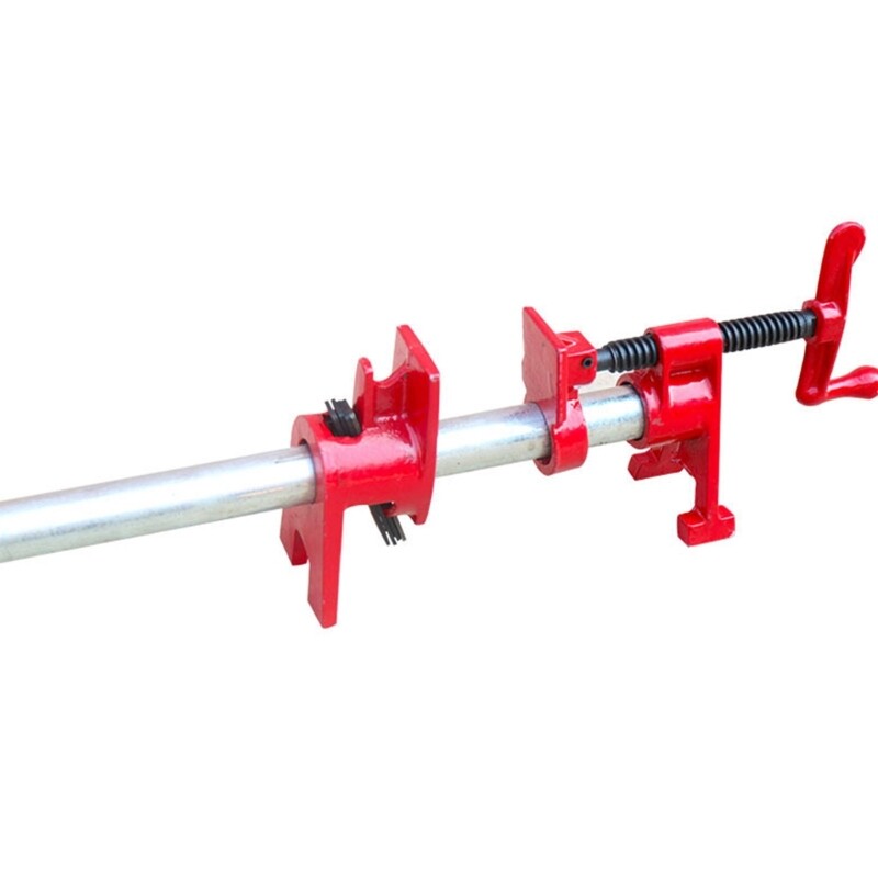 ya 25 Pipe Clamp Woodworking Quick Release Heavy Duty Wide Base Iron Metal Clamp