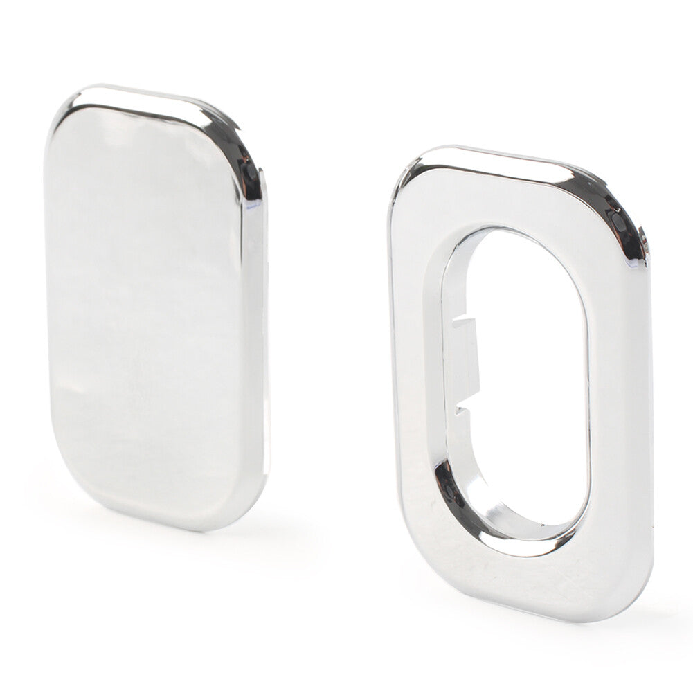 ya 5 8.7 Antenna Hole Accent + Filler Cover Fit for Harley Road Street Glide FLHR FLHX Chrome