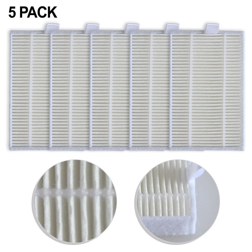 ya 25 Efficient Filter Kit for bObsweep PetHair For SLAM Robot Vacuums 5 Count