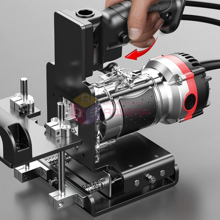 ya 25 Woodworking Invisible Mortising Jig Loose Tenon Joinery System Slotting Bracket,