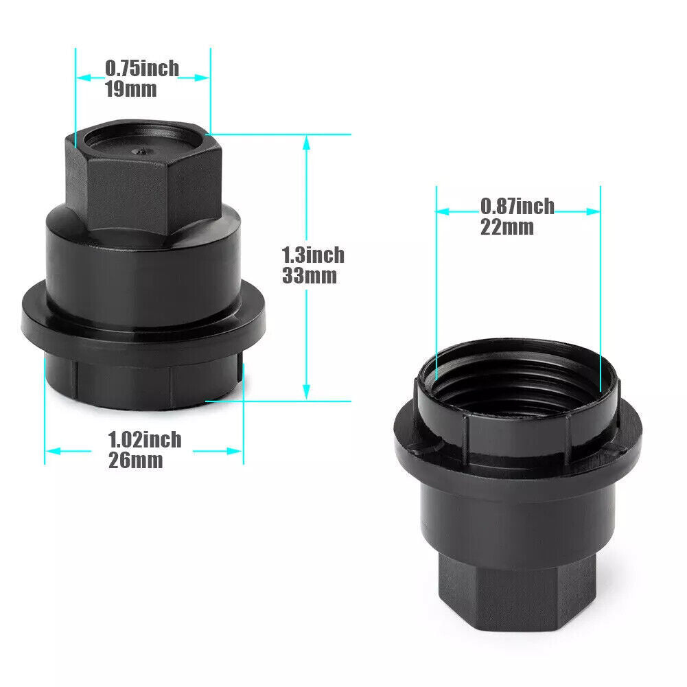 ya 8 5.27.2 5-Piece Black Lug Nut Cap 15661036 for Jimmy Sonama for Chevrolet S10 Suit Jacket