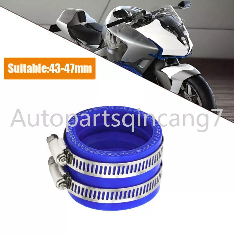 ya 4 6.17 45mm Motorcycle Carburetor Air Intake Flange Adapter Carb for MAN ifold Boot Kit Set