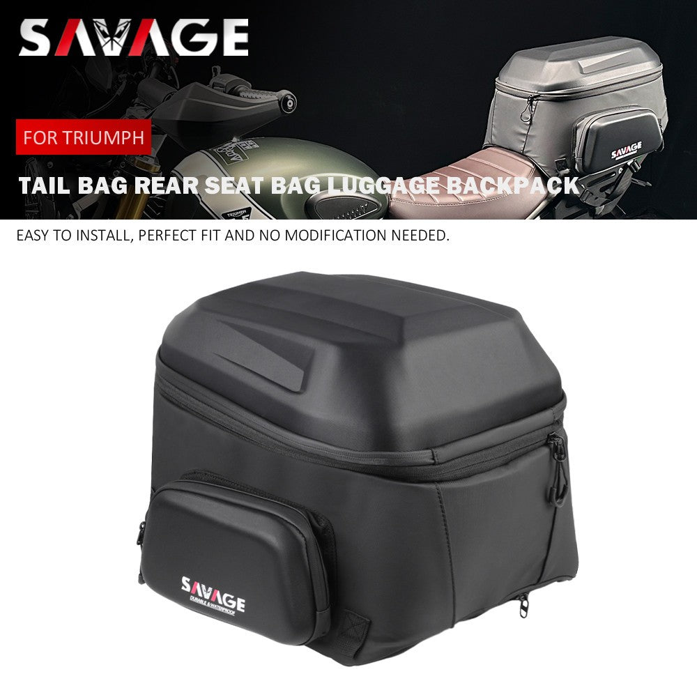 ya 12 5.21 Tail Bag Rear for Seat Bag Luggage Backpack for Triumph Scrambler 400X Speed 400 T4