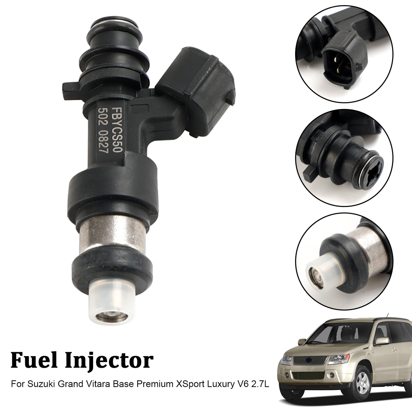 ya 1 8.5.3 1PCS Fuel Injector 15710-66J00 for Suzuki Grand Vitara Base V6 2.7L FBYCS50