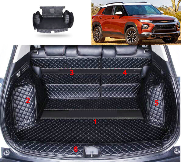 ya 7 6.10.3 Boot Cargo Liner Tray Rear Trunk Floor Mat compatible for Trailblazer 2019-2021