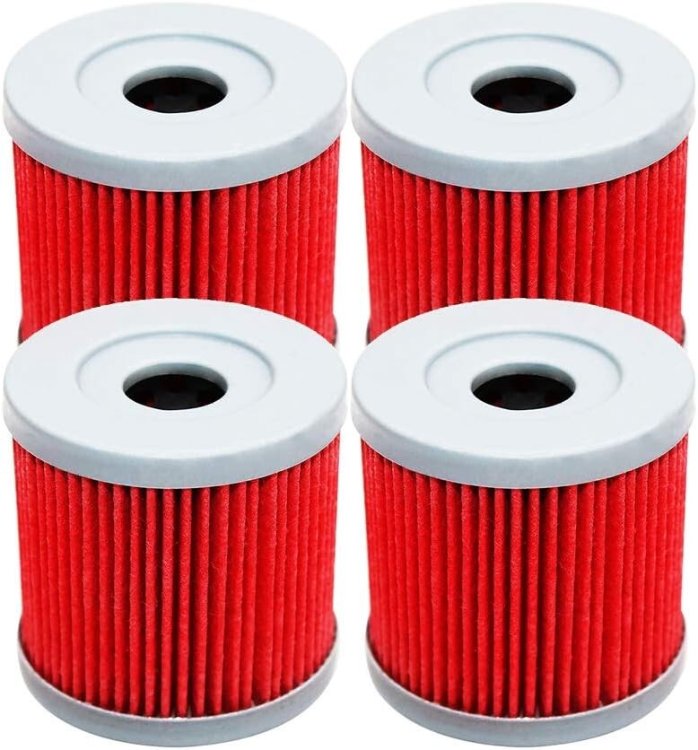 ya 27 7.20 4Pack Yerbay Compatible Motorcycle Oil Filter for Suzuki LTZ 400 LTR 1651029F00