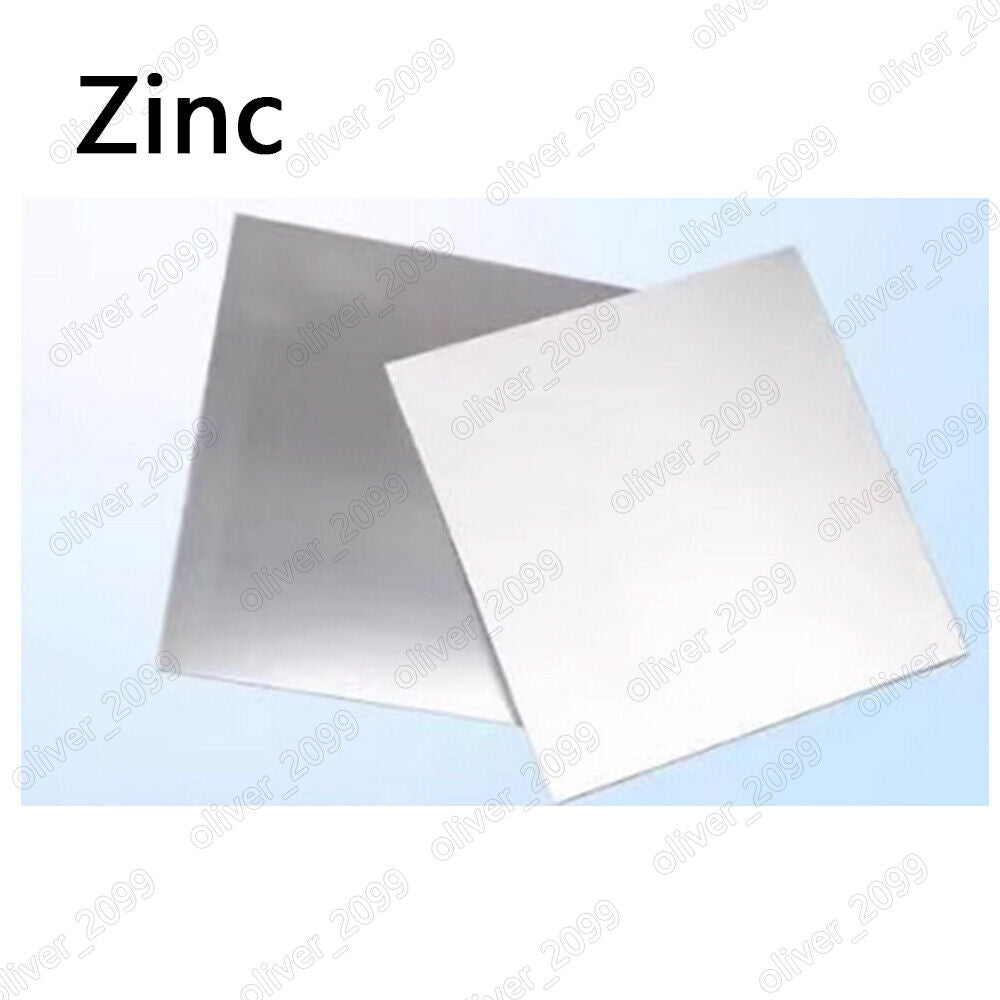 1pcs 99.99% High-Purity Pure Zinc Metal Sheet Plate