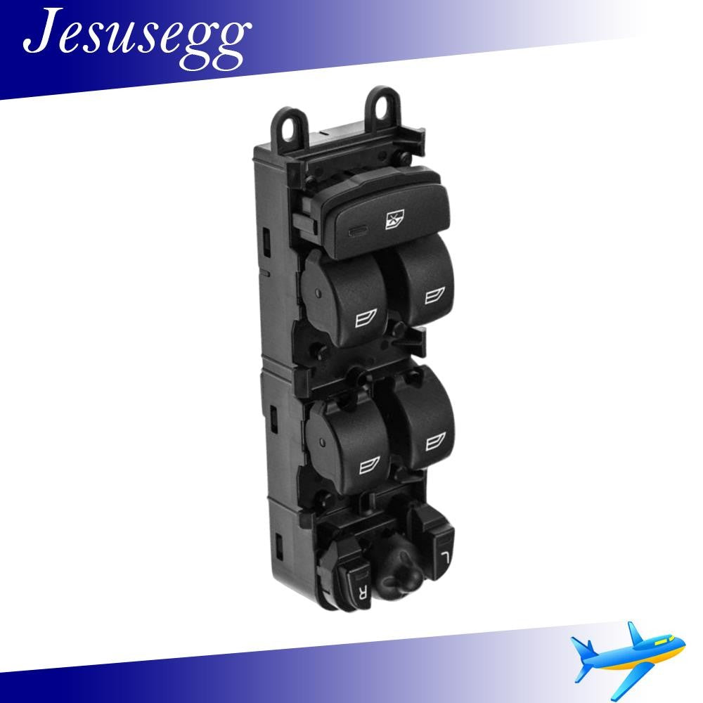 ya 13 For Freelander 2 2006-2010 Front Left Power Window Master Switch Black LR007401