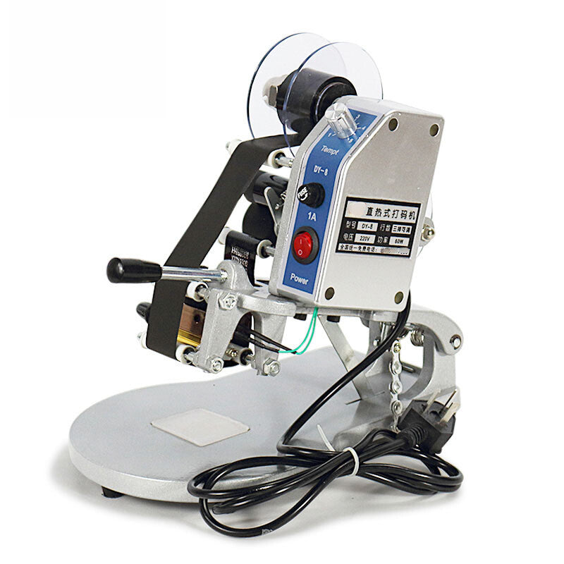 New Date Ribbon Coding Machine Thermal Manual Hot Foil Stamping Coding Printer