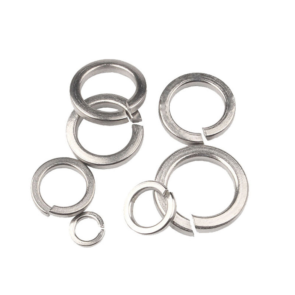 ZINC PLATED SQUARE SPRING LOCK COIL WASHERS M2 M2.5 M3-M8 SPRING SQUARE WASHERS