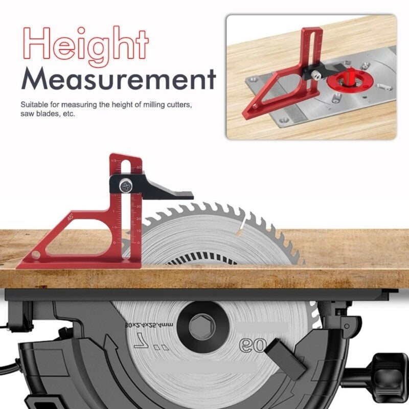 ya 26 Height Gauge Depth Gauge Woodworking Tool Setting Gauge for Table Sawer Router